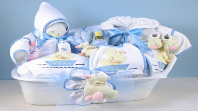 Blue Cardboard Baby Shower Gift Ideas, For Gifting at Rs 600/pack in New  Delhi