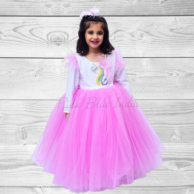 baby girl unicorn dressing gown