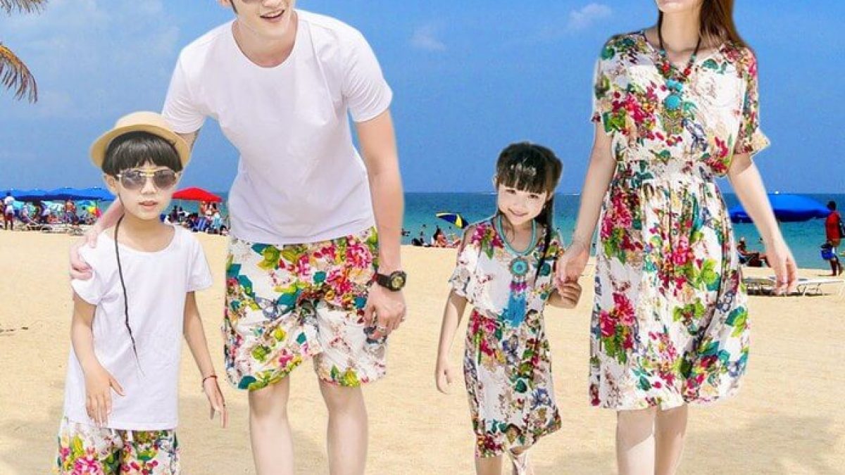 Buy Mom and Me Summer Matching Dress Mother and Daughter Green Leaves Print  Sleeveless Skirts Family Matching Beach Outfit, Mom, X-Large at Amazon.in