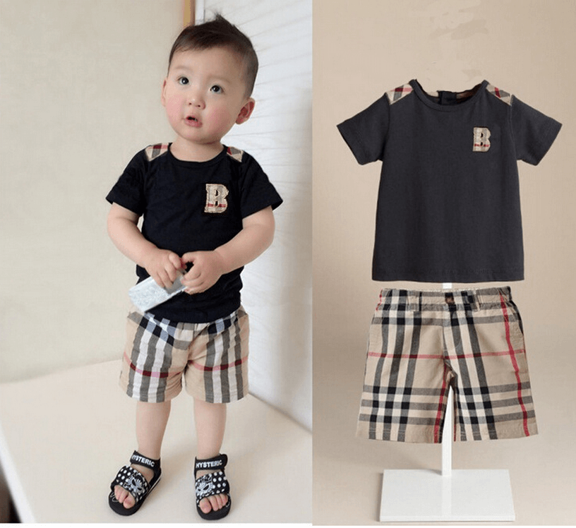 wybzd Kids Girls Boys Summer Clothes Outfits Letter Print T-shirt and  Stretch Casual Ripped Denim Shorts Set Green 3-4 Years - Walmart.com