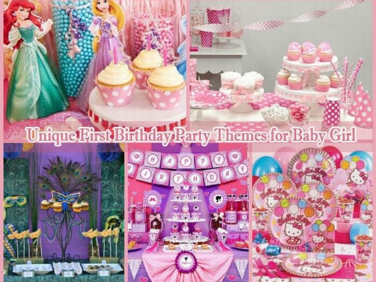 baby girl first birthday themes