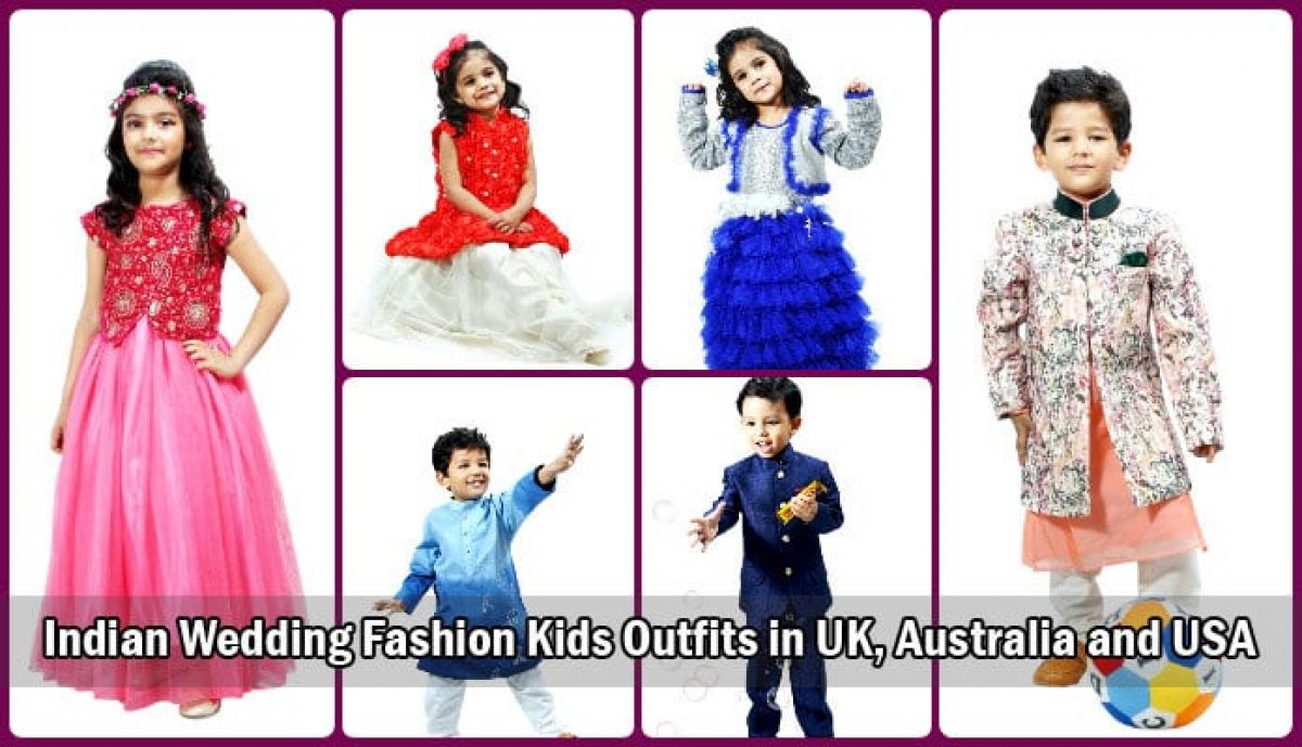 kids indian wedding fashion outfits uk usa australia