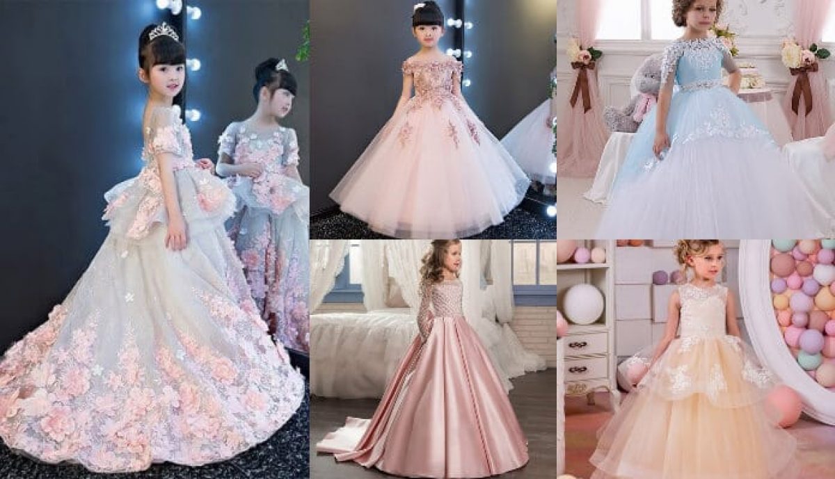 Beautiful Birthday Gowns for Baby Girl | Children Gowns Designs ...