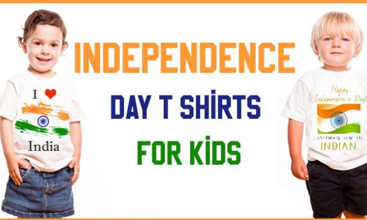 15th August Independence Day Baby T-shirts - Tricolor T Shirts for Kids