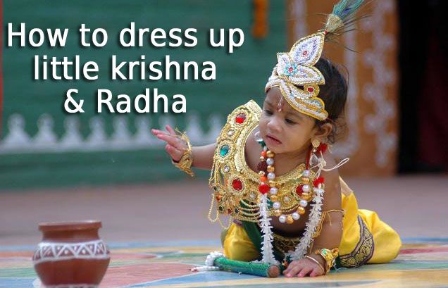 krishna and radha fancy dress