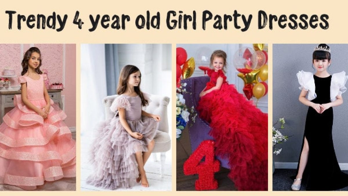 party wear gown for 4 year girl