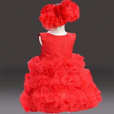 Best Elegant Red Party Wear Dresses Images for Baby Girl