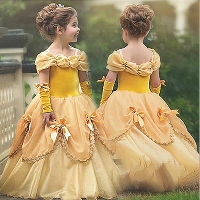 Top Qualily Girl's Dress Princess Dress For Flower Very beautiful prin –  OhioBoutiqueImporter