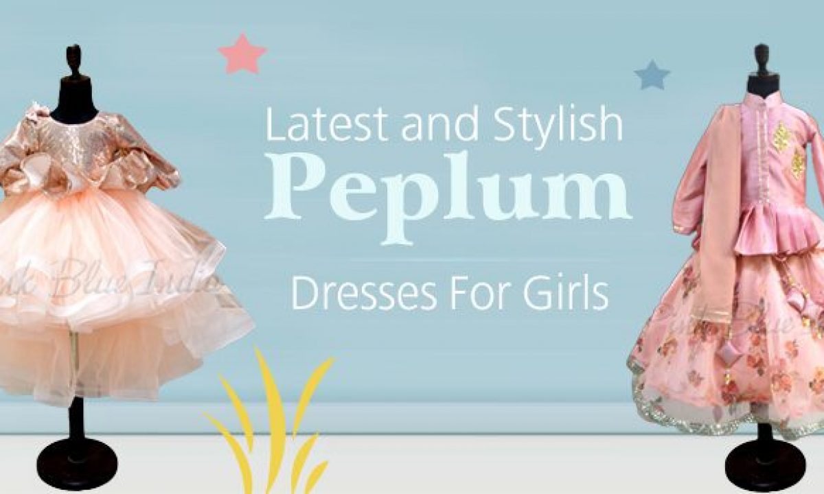 peplum dress party wear girls