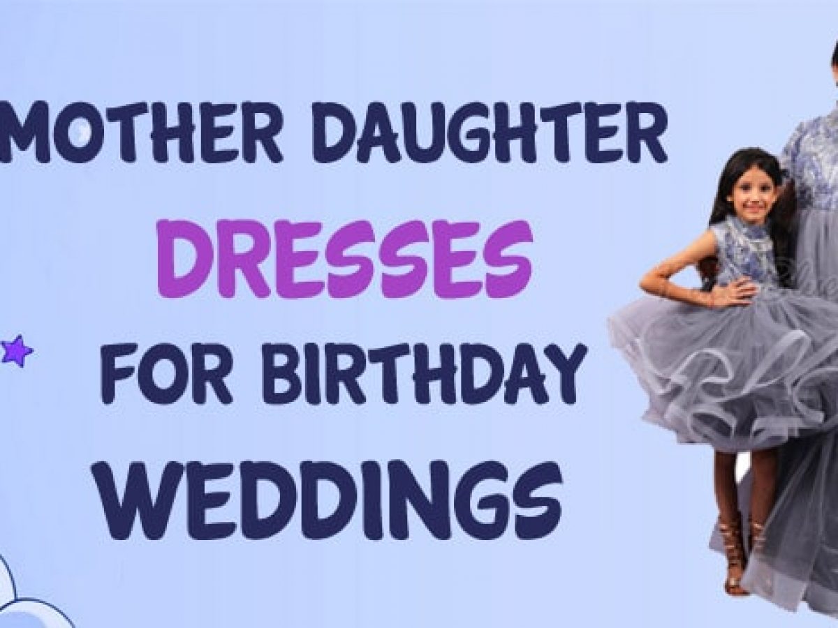 mother and daughter matching occasion dresses