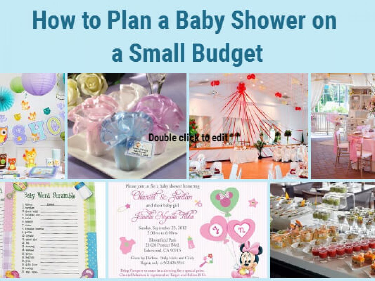 planning a baby shower on a low budget