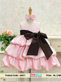 infant ruffle dress pink
