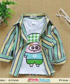 Buy Indian Baby Boy Cotton Long Sleeve Shirts for Sale