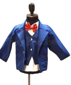 Boys Wedding Suits Custom Made Blue Suit - Infant 1st Birthday
