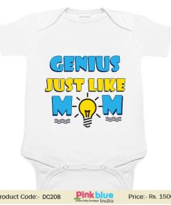 First Birthday Custom Baby Romper Messages and Name print