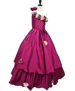 Indian Birthday Party Wear Dress for kid Girl – One Shoulder Gown