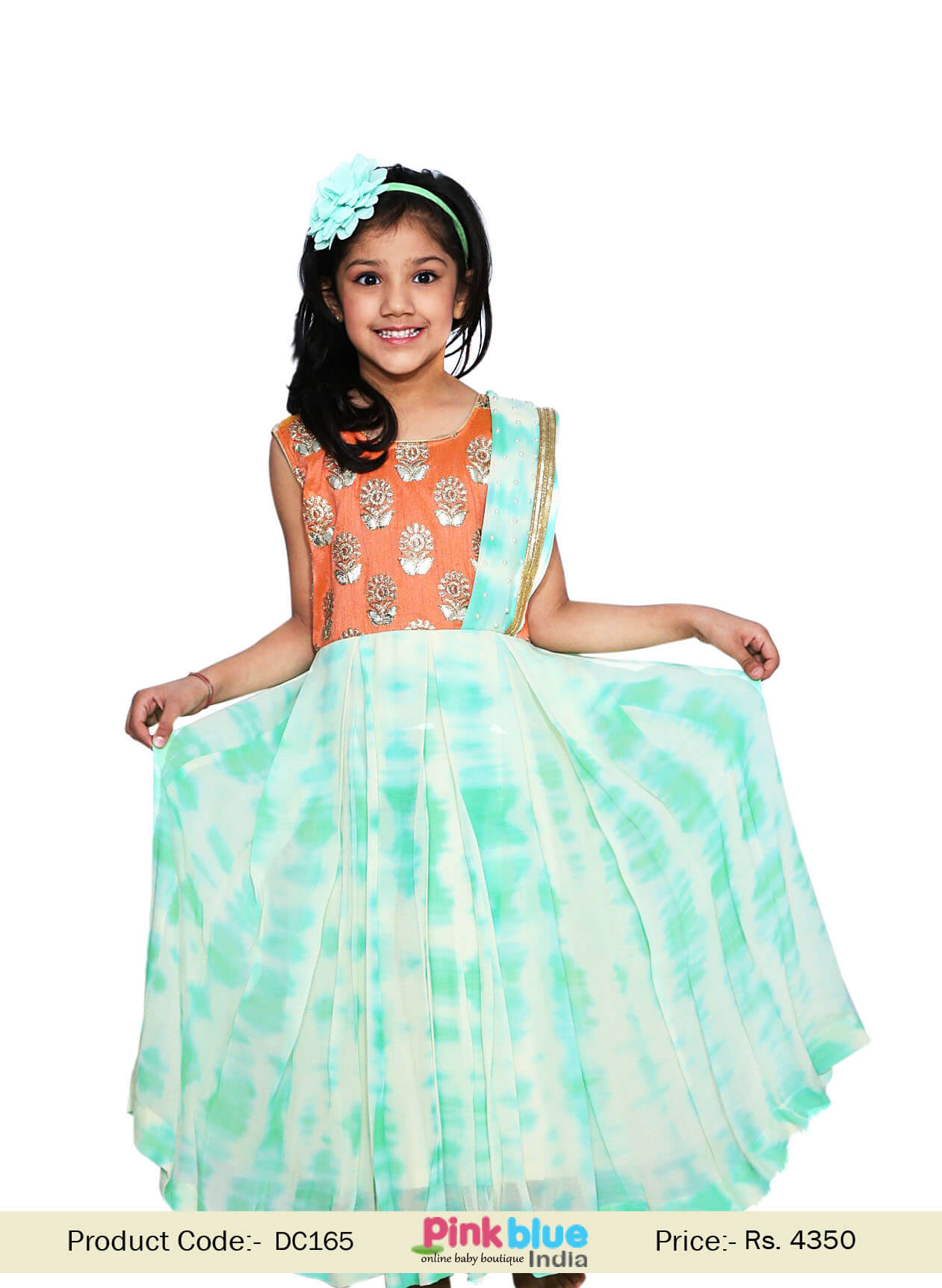 Indian Princess Dress Girls Comfy Dresses Birthday Party - Temu