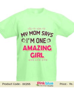 Customized Unisex Baby Amazing Girl T-shirt Print Buy Online India