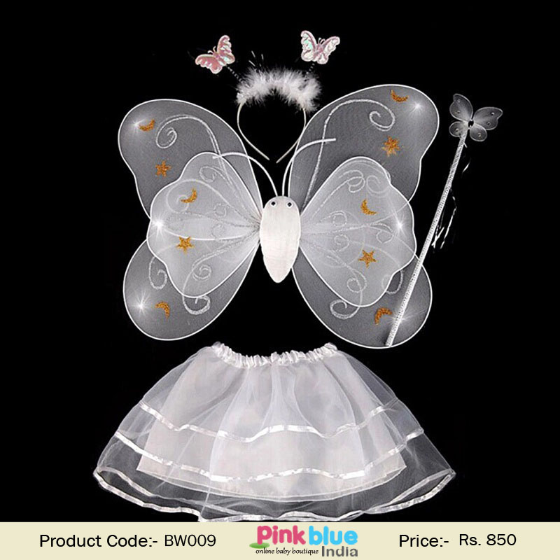 Girls Clothing | Butterfly Princess Gown For 1 To 2 Year Old Baby Girl |  Freeup