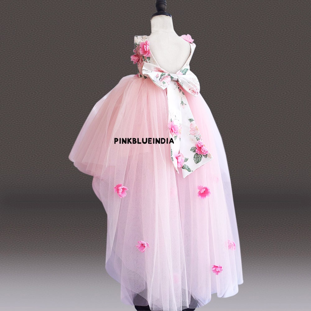 Pink Chick Aqua Princess Ball Gown