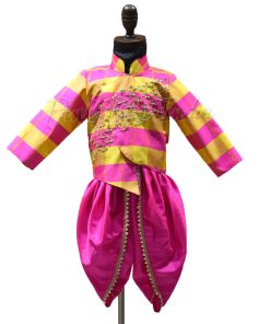 Traditional Indian Dhoti Jacket Set for Boys
