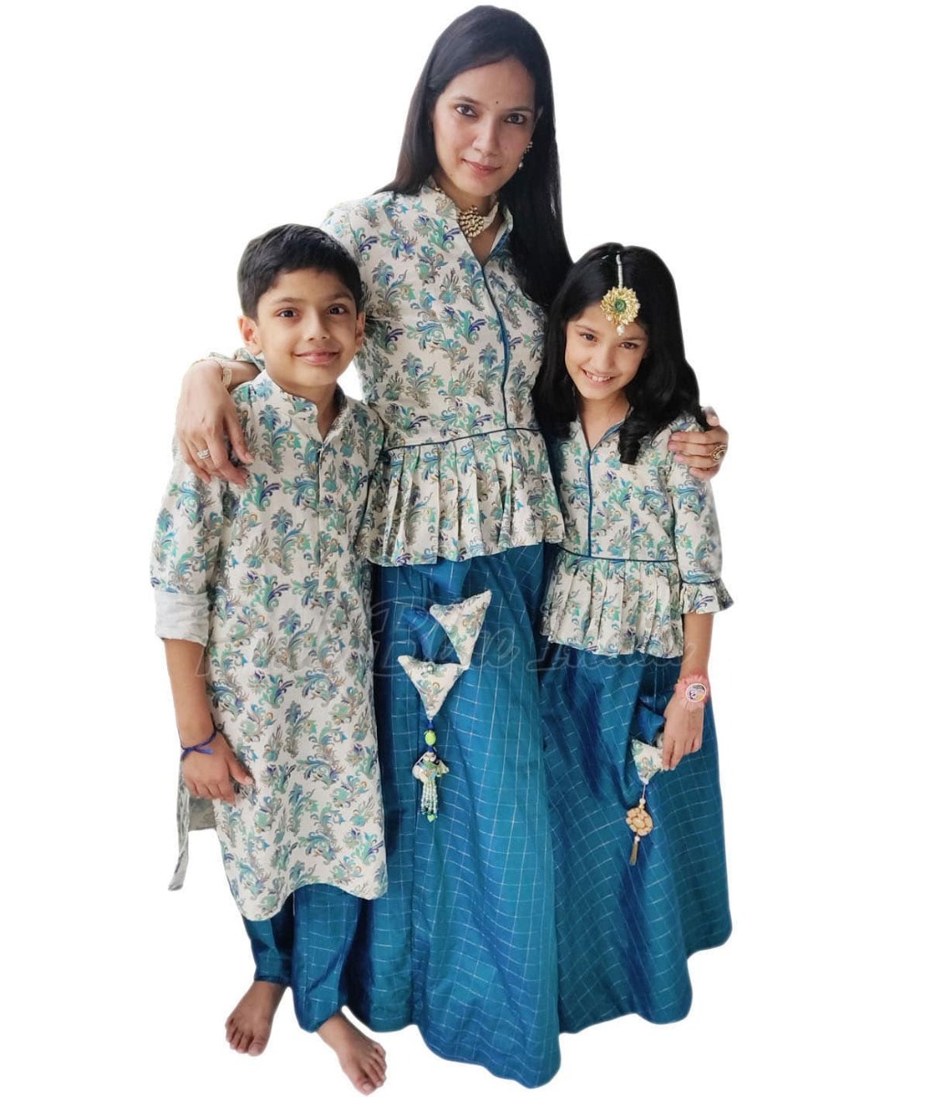 Mom And Me Matching Sharara Set M Year 3-4 : The Morani Fashion