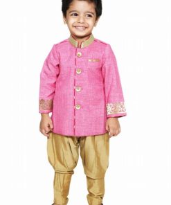 Kids Boys Bollywood Indo Western wedding Sherwani Breeches Pajama set