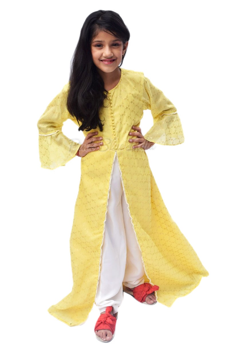 FAYON KIDS presents Rise Print Kurti And Plazo Pant available exclusively  at FEI