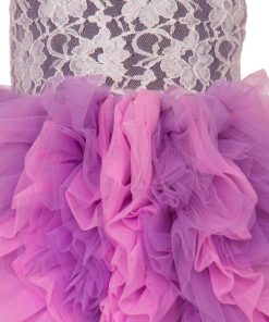 Princess Wedding Party Dress in Purple Color