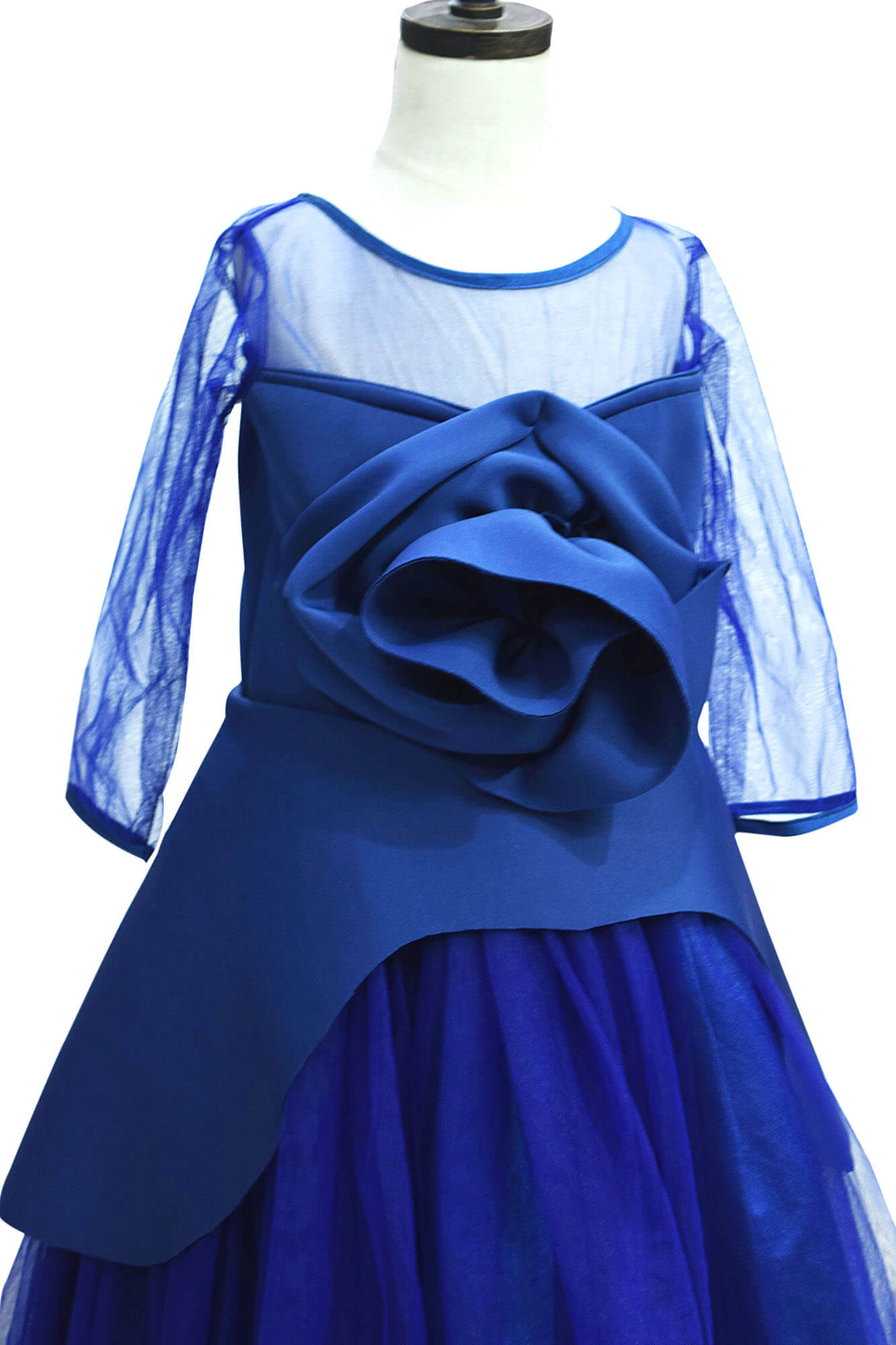 Custom Made Royal Blue High Neck Prom Cocktail Dress With Tea Length  Hemline And Cap Sleeves Perfect For Arabian Formal Evening Gowns And Royal  Blue Prom Dresses In African Style From Yymdress,