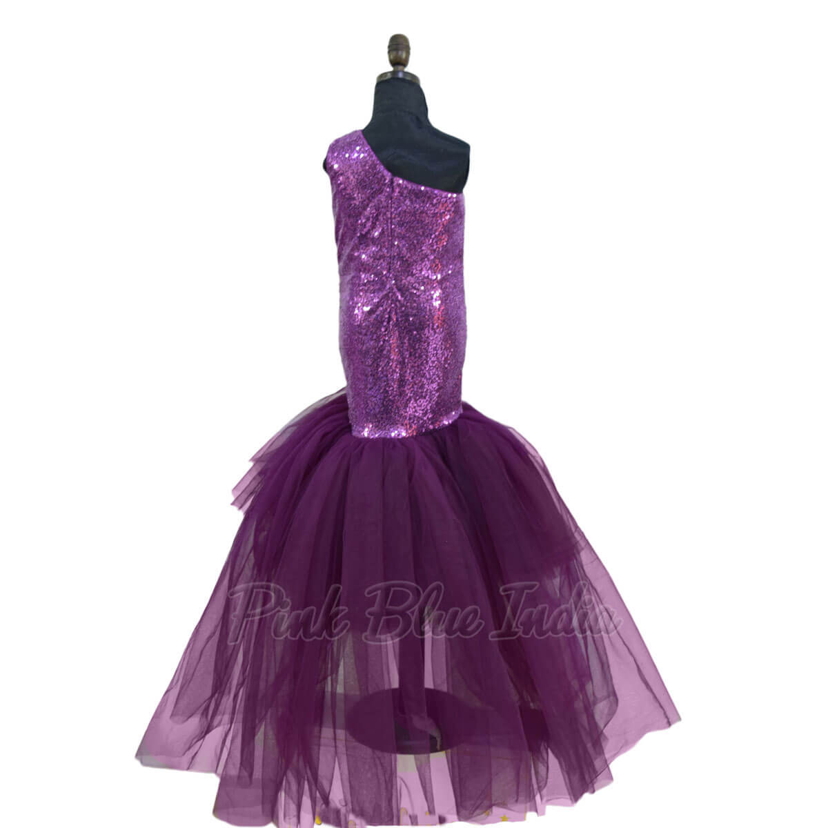 Buy DosTutu 2 Colors Mermaid Dress for Girls with Headband Birthday Tutu  Outfits Christmas Party Gifts (1-2T, Purple) Online at Low Prices in India  - Amazon.in