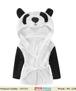 Panda Baby Beach Towel - Hooded Swimming Bath Towels Kids