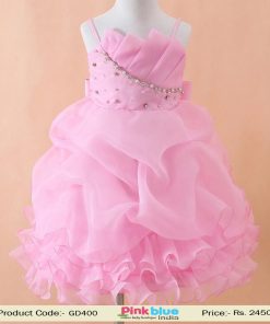 pink baby wedding outfit