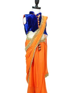 designer saree style dress