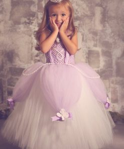 Princess Sofia Dress – Toddler Girl Sofia the First Birthday Costume – Baby Tutu outfit Online