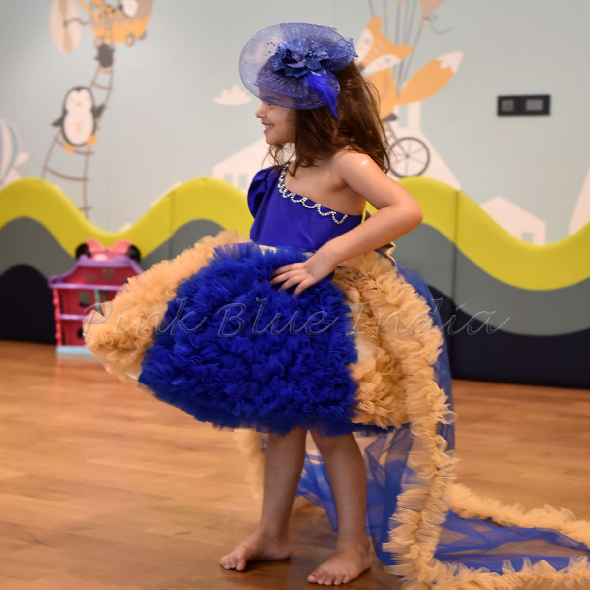 Infant Disney Snow White Blue/Yellow Princess Dress with Headband Halloween  Costume, Assorted Sizes
